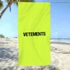 Fashion Towel Soft Pool Gift For Travel Gym Shower Camping Quick Dry Sports V-Vetements Logo Large Beach Towel 5