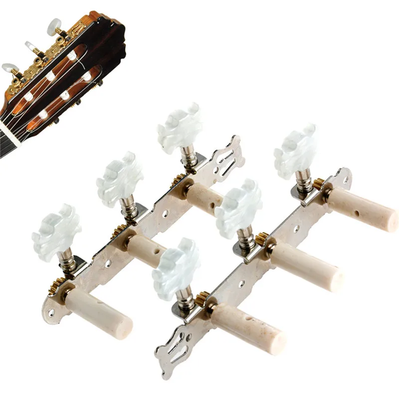 Guitar Tuning Pegs Machine Tuners pair White Machine for Head for Classic Gu