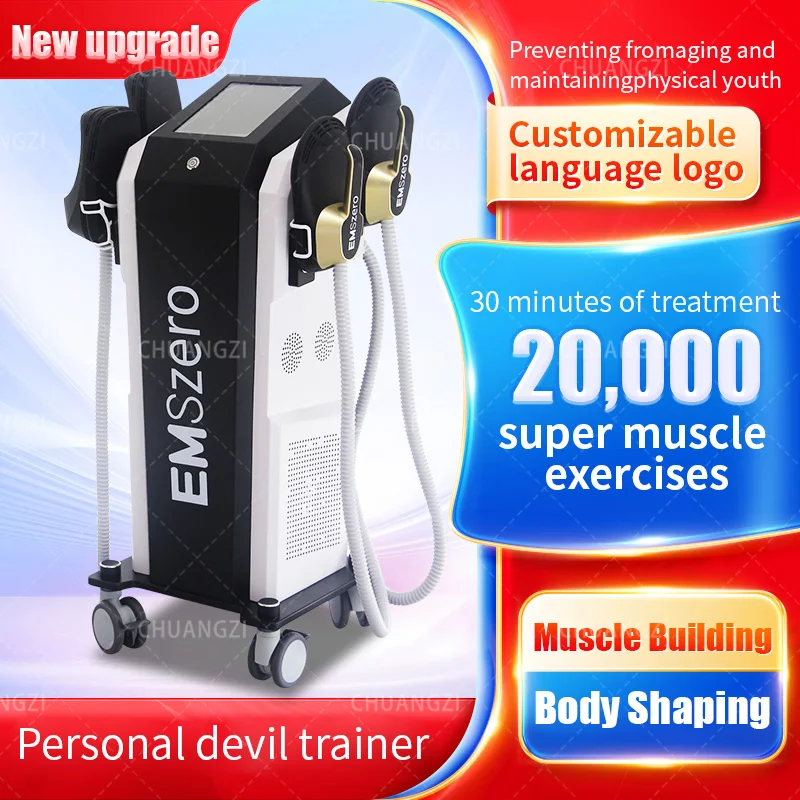 

EMSZERO NEO Muscle Carving Shaping 6500W EMS Hi-EMT Slimming Machine 4 Handles Pelvic sculpt Muscle Stimulation Equipment