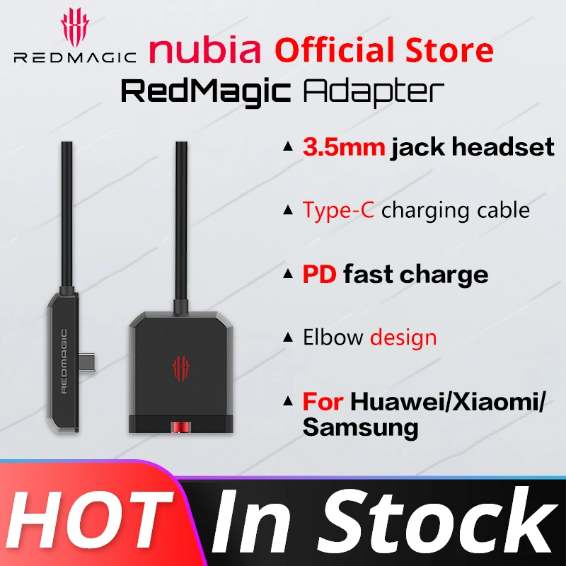 Asli-Nubia-RedMagic-Adapter-untuk-RedMagic-5G-5S-6pro-6-Docking-Station ...