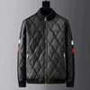 Mens Y2k Suit Autumn Winter Thick Warm Cold-Proof Suit Windproof Fashion Brand High Collar Cotton Coat Trousers Two-Piece Suit 4
