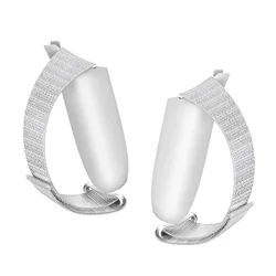 Enhanced Non - Slip VR Controller Grips with Adjustable Soft Hand Strap (WHITE)