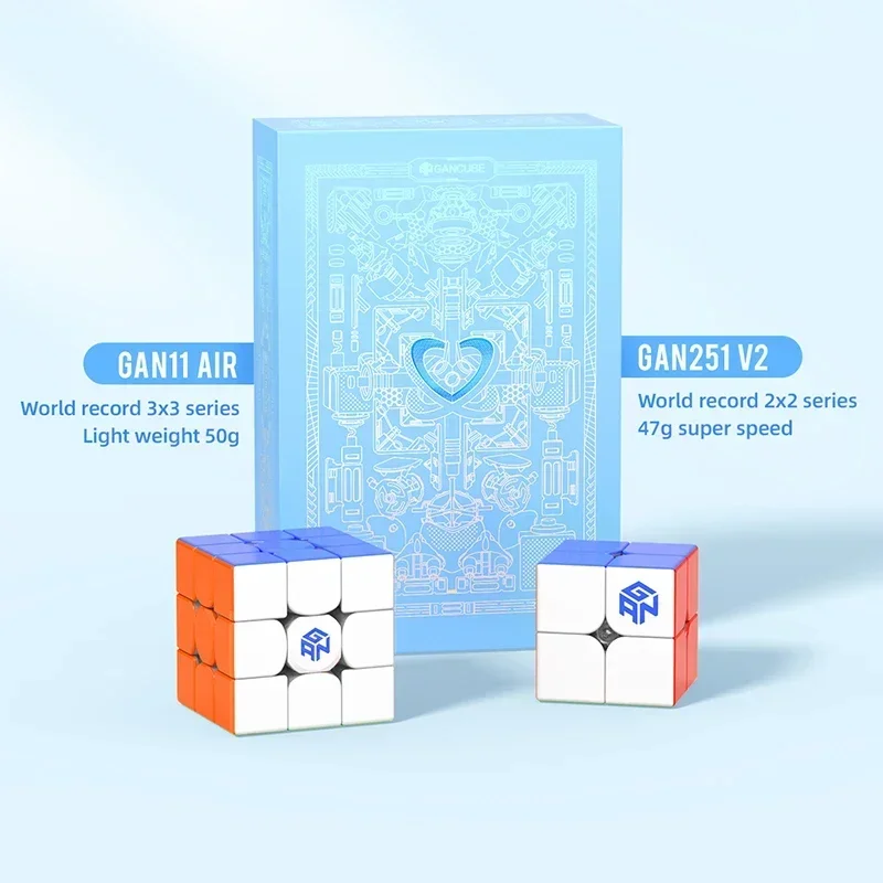 Gan 251m Air 460M 11M Mirror UV Magnetic Speed Stickerless 4x4 cube 3x3x3 Professional Magic Cube 2x2 Toys 2