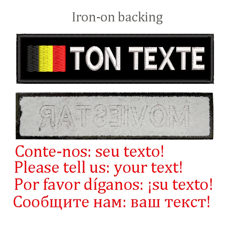 이름 패치 후크 백업 또는 의류 용 철 군복 모자 육군 전술 배낭 개 목걸이 및 하네스 블랙