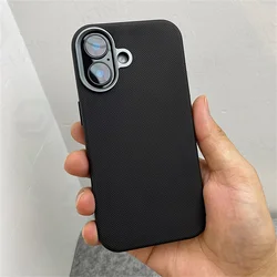 Luxury Diamonds Texture Leather Magnetic Case - Shockproof Retro Cover with Magsafe Charging - iPhone 16 Pro (Black ZSW CC)