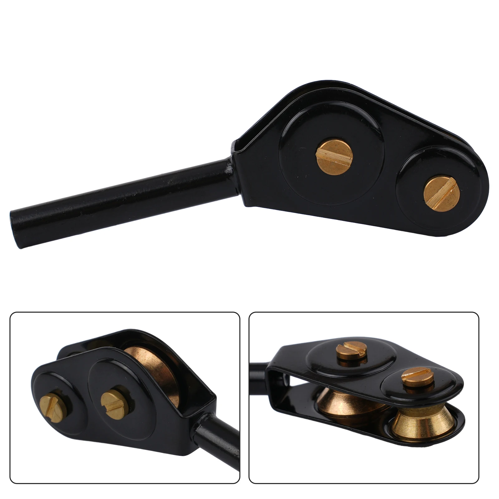 

Fishing Rod Tip Guide Roller Metal 1Pcs Black Fish Rod Tip Ring Pulley Fishing Tackle Gear Accessories Iscas Pesca