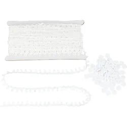 Crafting Essentials Set: Lace Trim, Cotton Threads, and Resin Buttons with White Ribbon (AECH011 - 03425)