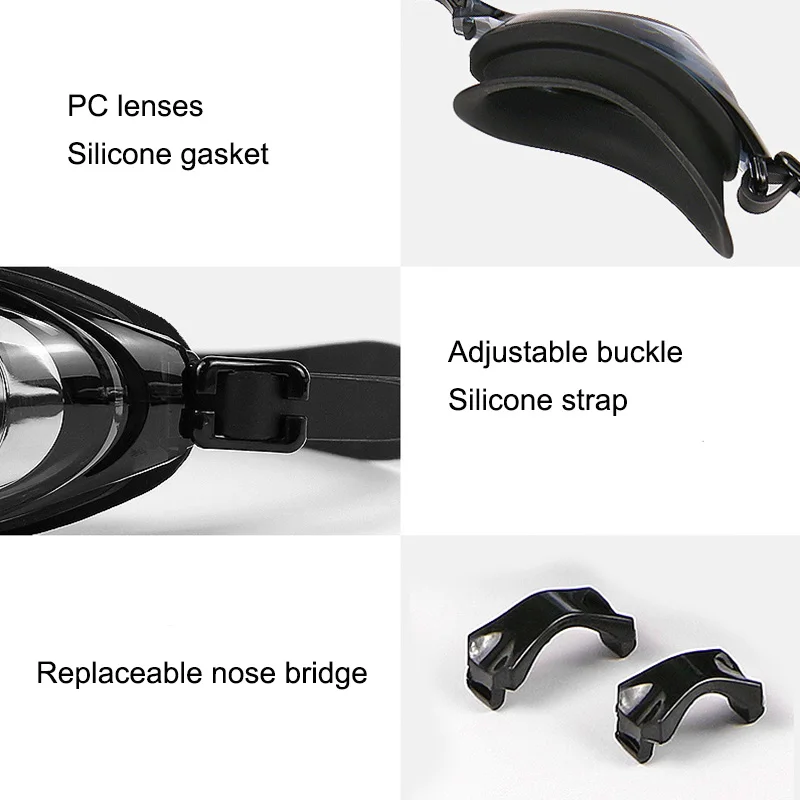 Adult Anti-fog UV Protection Lens Men Women Swimming Goggles Waterproof Adjustable Silicone Diving Swim Glasses swimming goggles