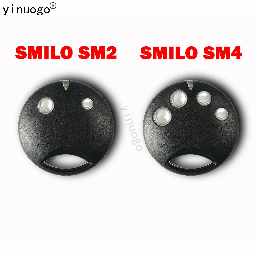 For SMILO SM2 / SMILO SM4 Remote Control Garage Door Command 433.92mhz Rolling Code Gate Opener SMILO 2 Wireless Transmitter Key door lock wifi keypad