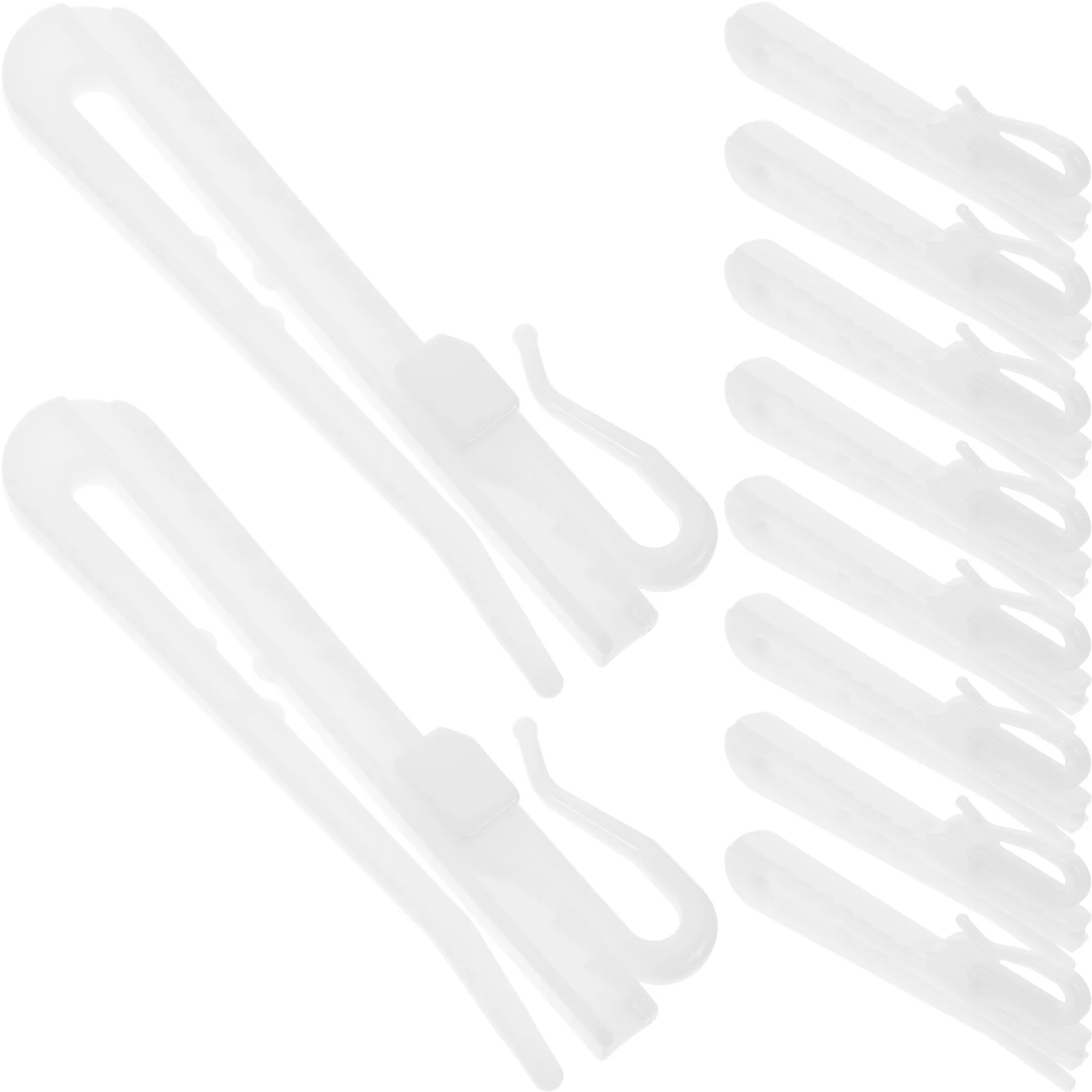 

50Pcs Curtain Curtains Adjustable Pinch Pleated Curtain Drapery Pin Hook for Shower Curtain Door Curtain
