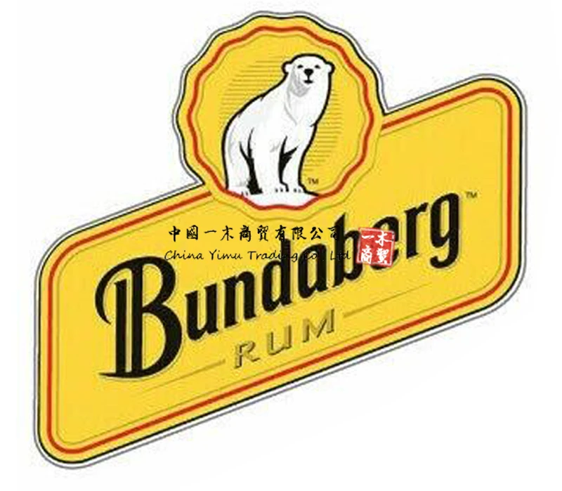 Bundaberg Rum Bundy Bear Stickers Camping Trailer Bar Fridge