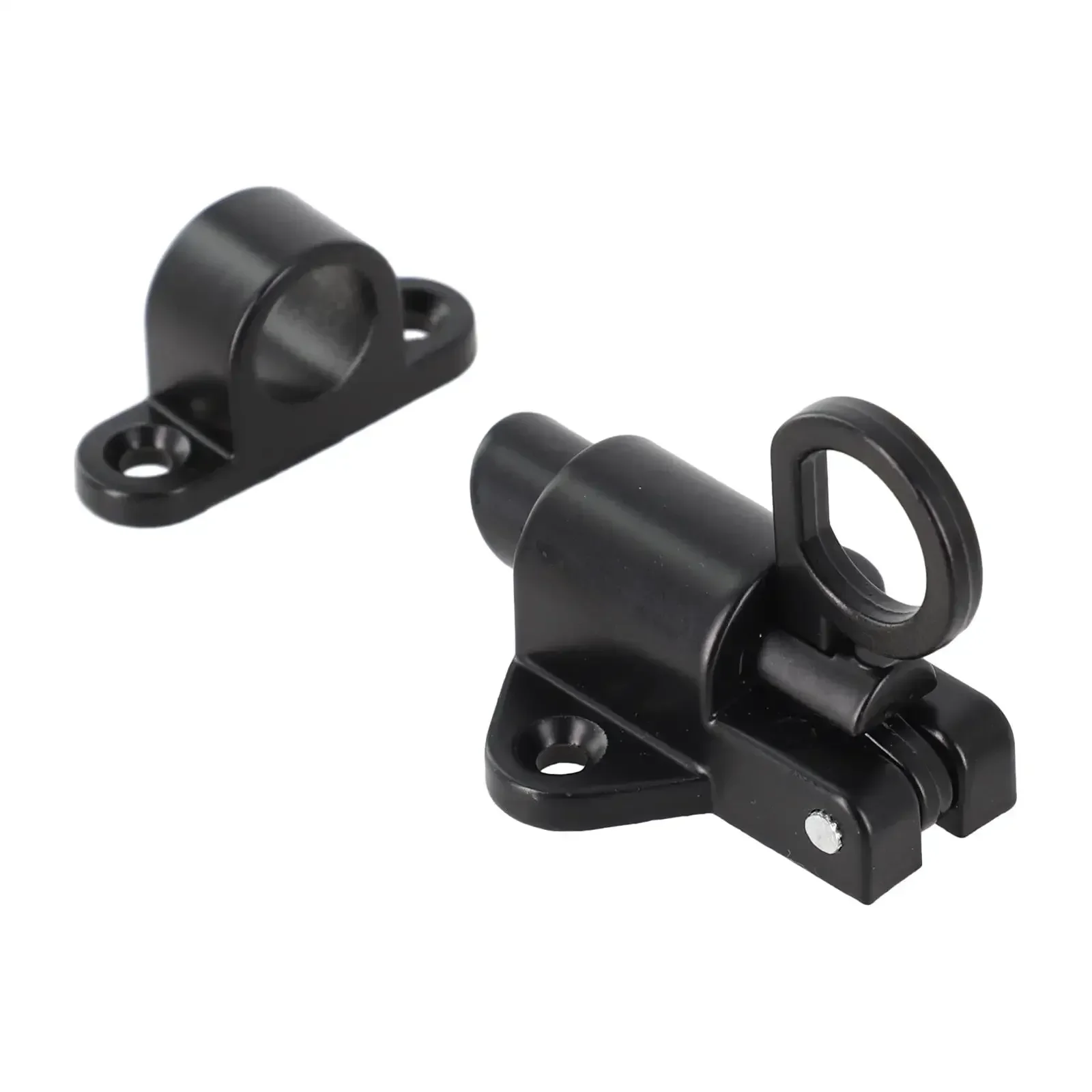 4.13 X 2.36 X 2.17 Inches Sliding Ring Door Pin Automatic SashLock Window Door Bolt Gate Security Pull Ring Spring Bolts Door Latch