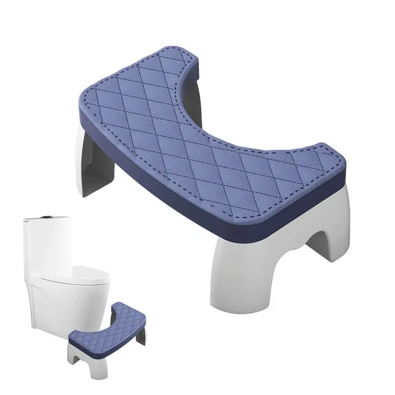 

Toilet Potty Stool Portable Squatting Poop Foot Stool Bathroom Non-Slip Toilet Assistance Step Stool for Adults Kids Seniors