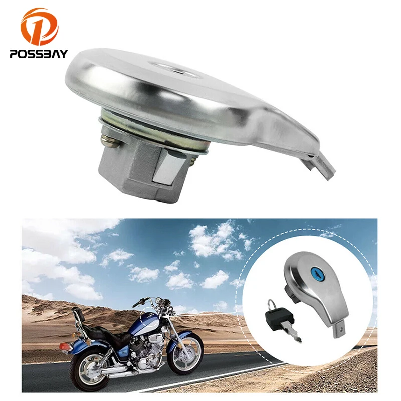 Parts Virago XV250 Motorcycle Fuel Gas Cap Lock Set With 2 Keys For Yamaha MAXIM XJ XS 400 550