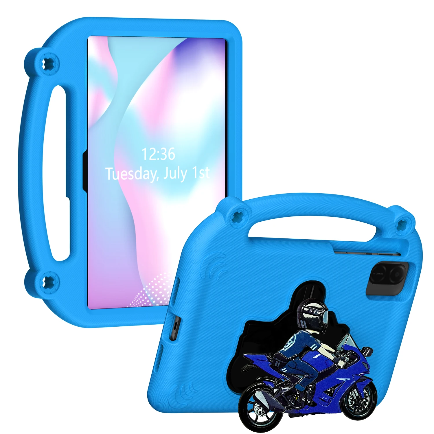 Children's Shockproof EVA Tablet Cover with Handle and Stand, 11.5-Inch