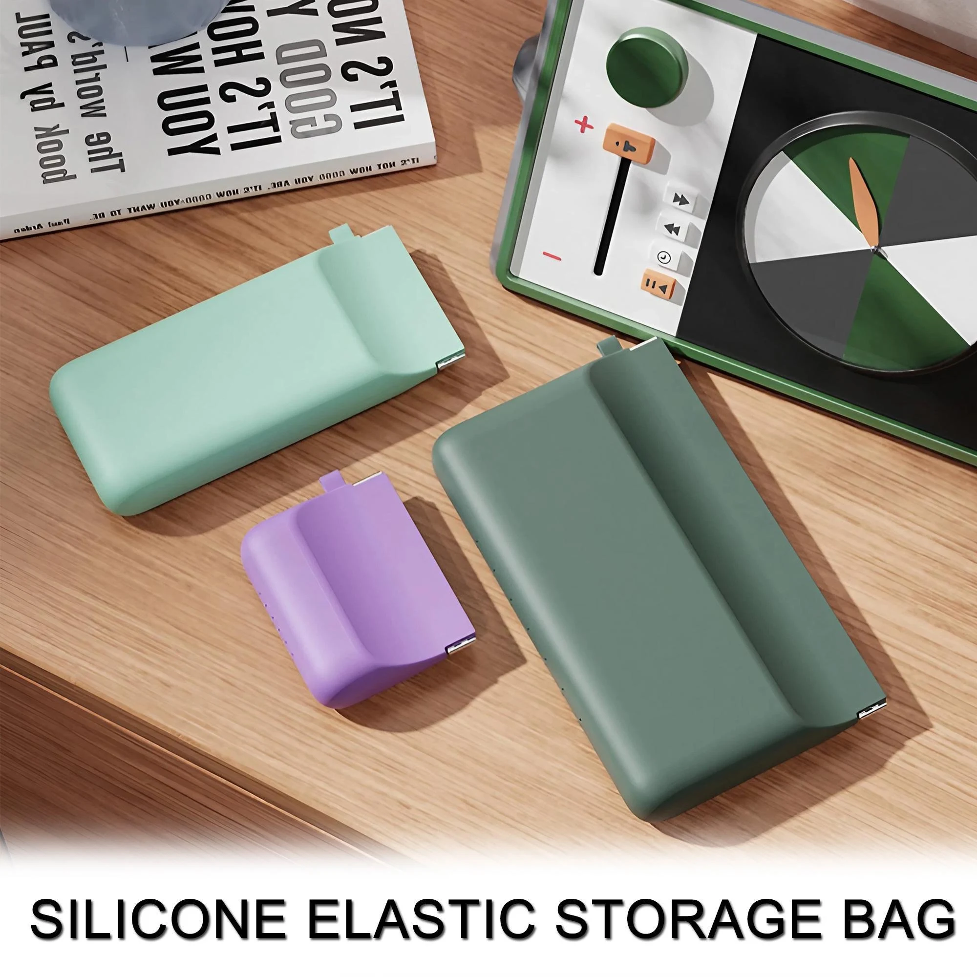Storage Bag 1PC Innovative Multi-functional Silicone Storage Bag Available in S M L Sizes To Enhance Your Organizational Lifestyle