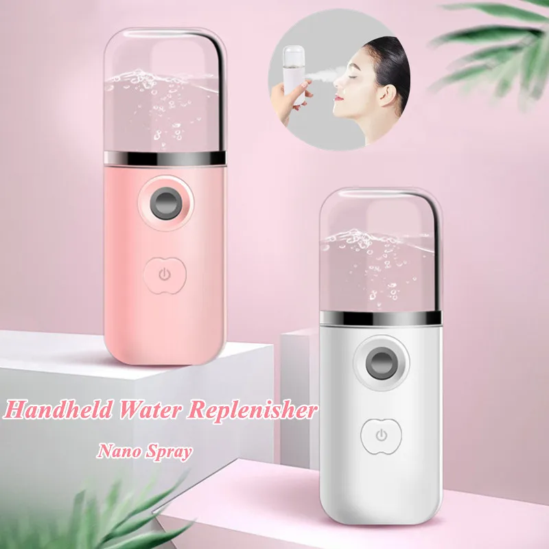 

4 Colors Handheld USB Charging Sprayer Mini Facial Steam Humidifier Atomizer Moisturizing Facial Skin Care Tool