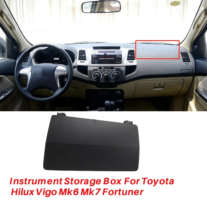 자동차 대시 보드 보관함, Toyota Hilux Vigo Mk6 Mk7 Fortuner 상단 계기 장갑 상자, 55042-0K020-B0