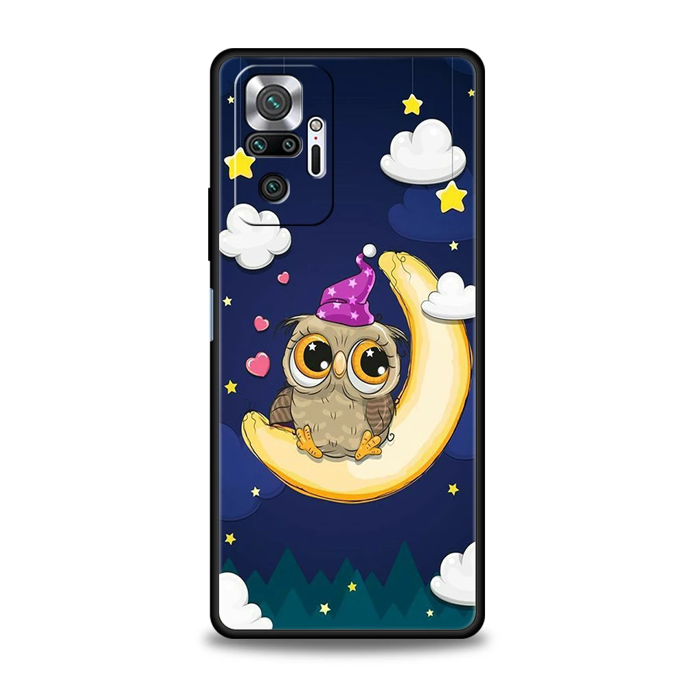 Adorable Cartoon Owl Silicone Phone Case - Stylish and Protective Cover