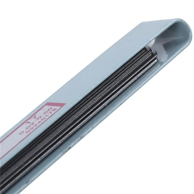 10개 200mm 길이 17잎 0.02mm-1.0mm 간격 두께 측정용 필러 게이지-[LUCK 9]