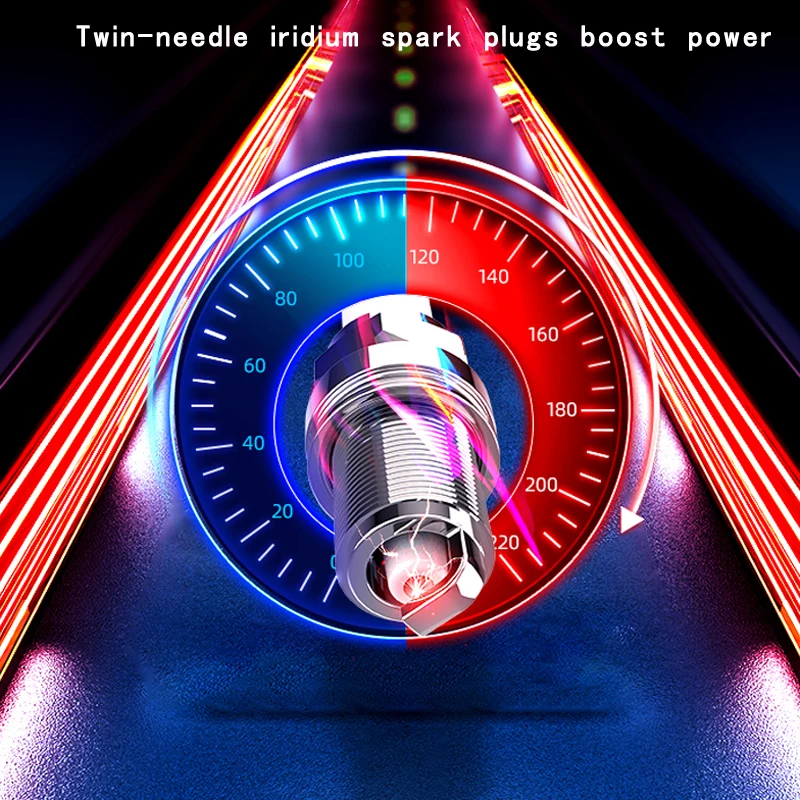 Hiro 4x Spark Plug Iridium 90919-01298 Fit For Toyota C-HR 1.8