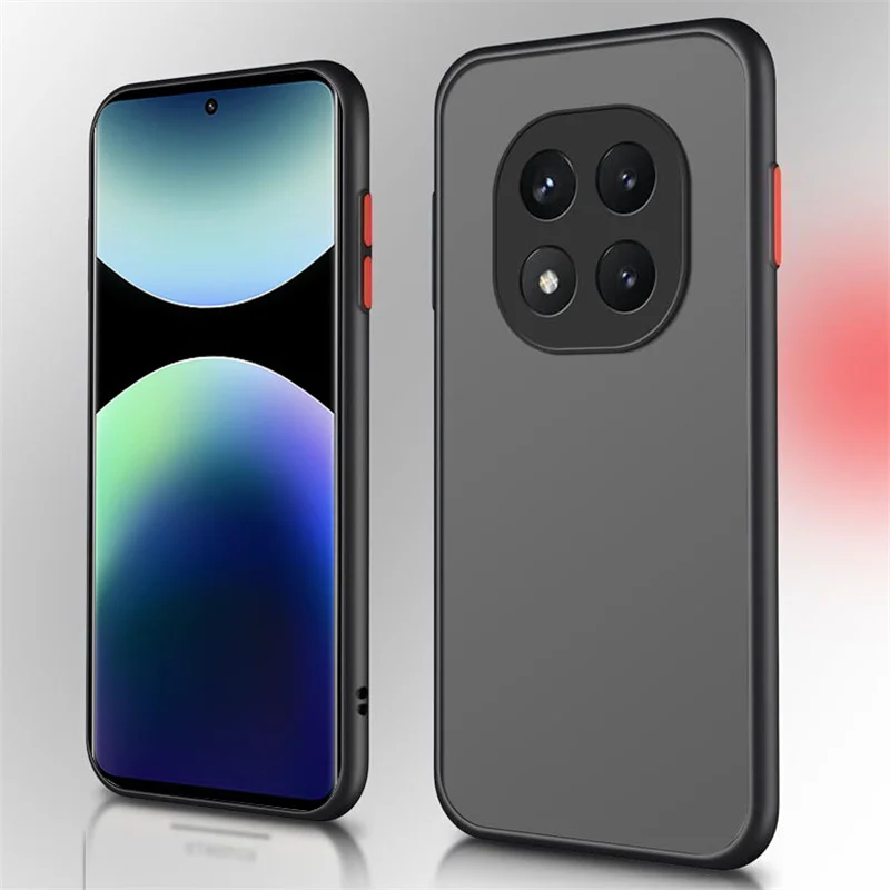 Stoßfeste Rüstung Matte Hülle für Xiaomi Redmi Note 14 13 12 11 10 9 Pro Plus A3 14C 14T 5G 4G Soft TPU Bumper Clear Hard PC Cover – Detail 7