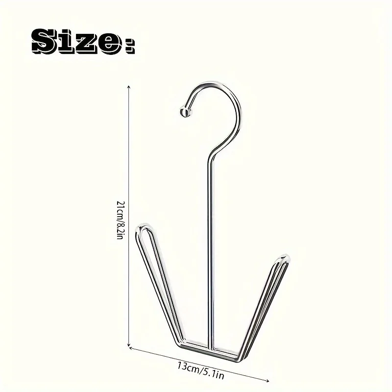 2pcs New Stainless Steel Shoe Drying Rack Balcony Window Sill Windproof Hanging Shoe Drying Rack Outdoor Shoe Drying Artifact 2