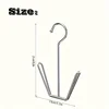 2pcs New Stainless Steel Shoe Drying Rack Balcony Window Sill Windproof Hanging Shoe Drying Rack Outdoor Shoe Drying Artifact 2