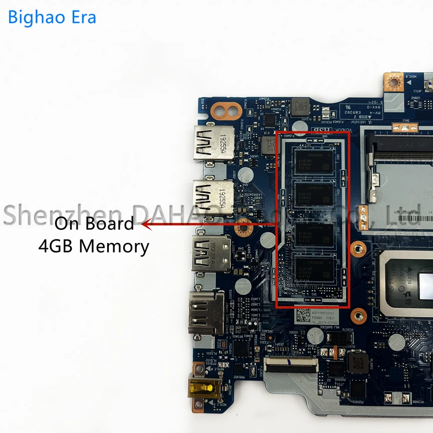 Placa-mãe Portátil para Lenovo Ideapad S14515iwl V15-iwl Fv440 Fs441 Fs540 Nm-c121 Intel i3 Cpu i5 4gb de Ram Ddr4 5b20s41727 - Imagem 3