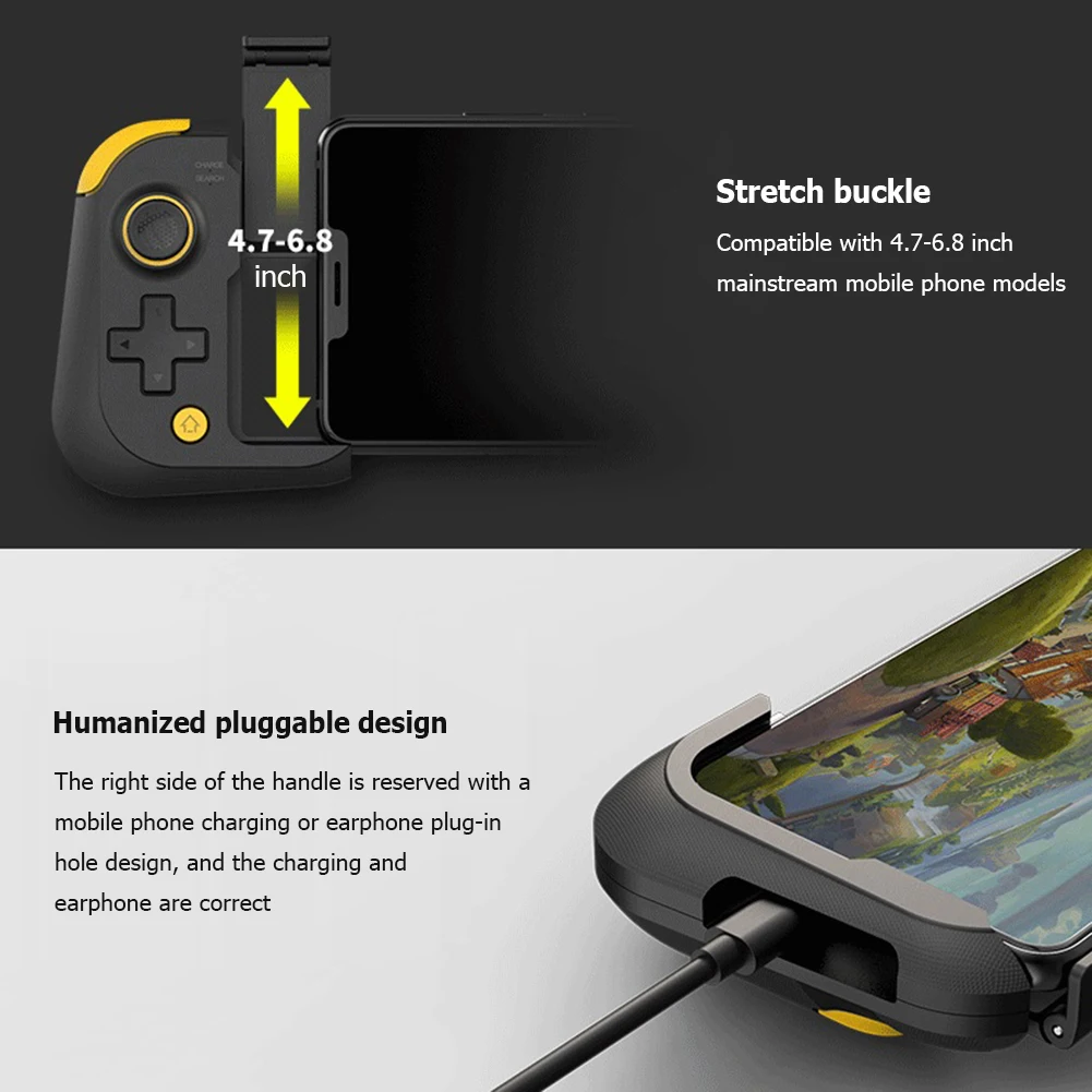 PG-9211 Mobile Phone Gamepad Bluetooth-compatible Game Controller Joystick for PUBG Game for Peace Honor of Kings ȵ̵ iOS