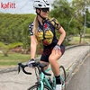 Kafitt Women's Cycling Jersey Summer UV Resistant Stretch Quick Dry Mountain Bike Jersey One Piece Overall Shirt Jumpsuit 5