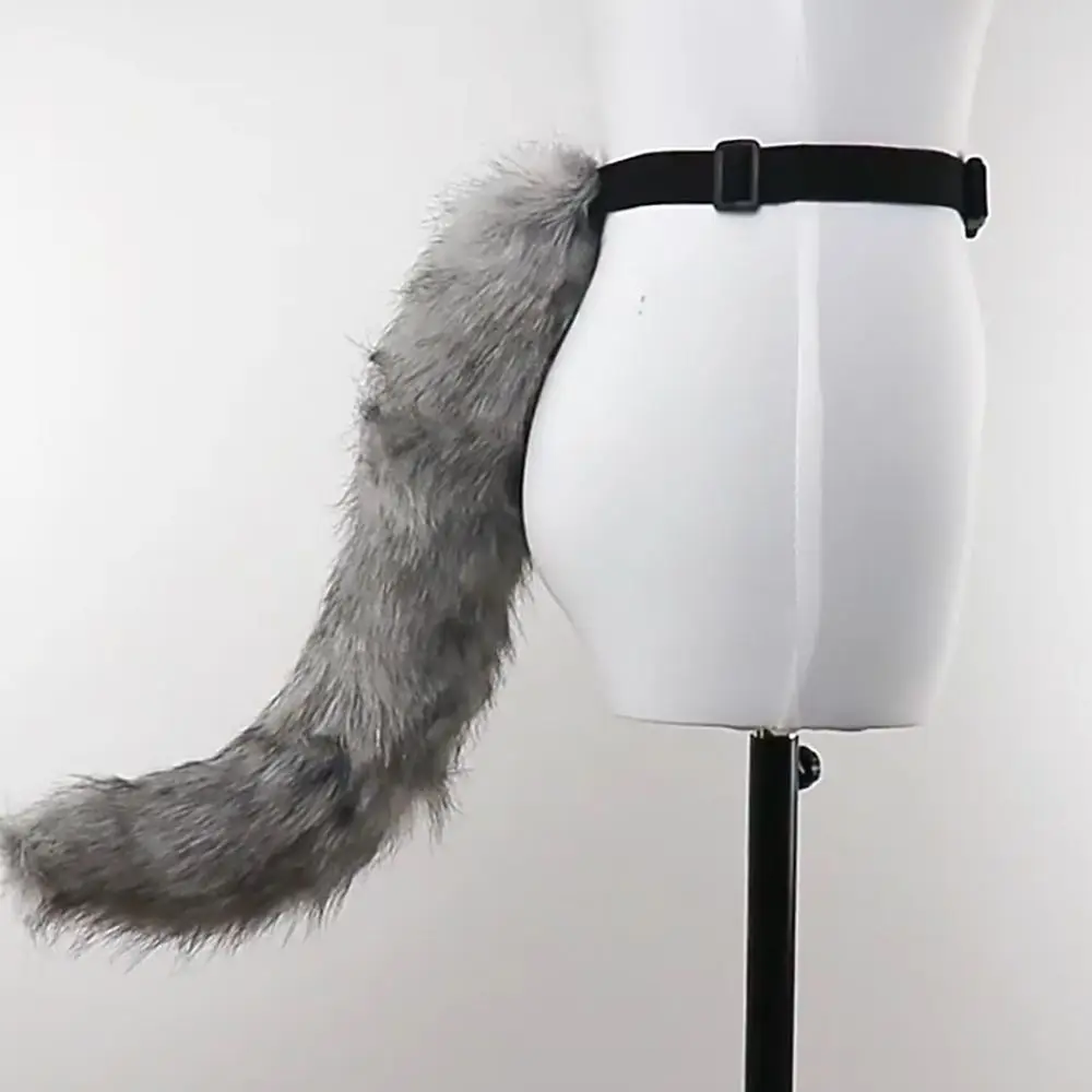Halloween Cosplay Accessories Adjustable Long Tail Halloween Animal Cosplay Props Multi-colored with Buckle Animal Cosplay Props