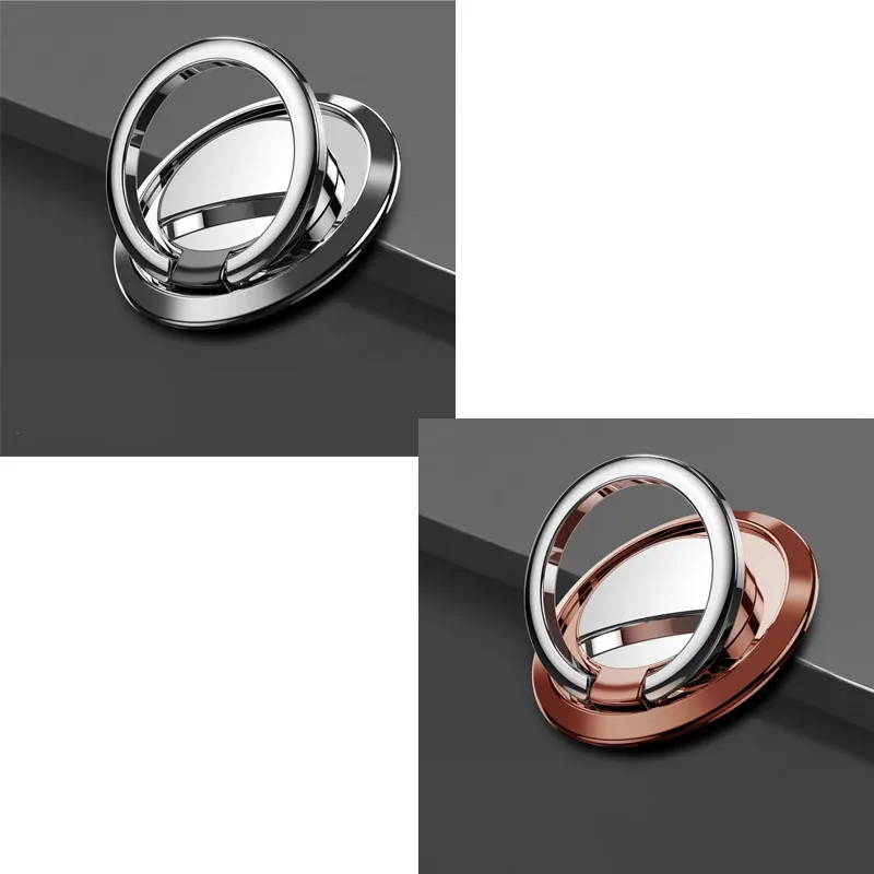 Multi-Pack Finger Ring Holder Stand Grip for Mobile Phones - Magnetic Mount Compatible