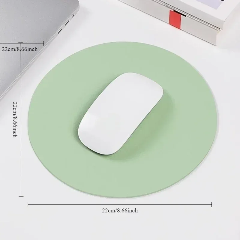 1pc Mouse Pad Waterproof PU Leather Mouse Mat Anti-Slip Pad for Home Office School Computer Laptop Mouse Accessories