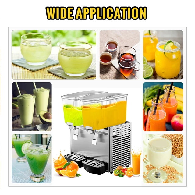 3.17 Gal Commercial Juice Dispenser Cold Hot Drink Beverage