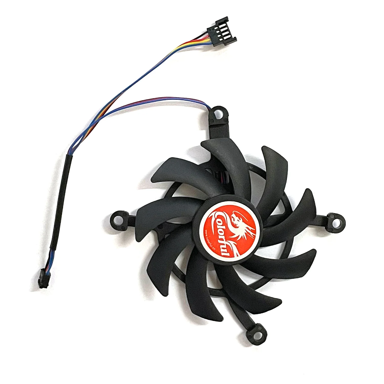 Rtx 2060 2060super Gpu Cooler para Colorido Geforce Gtx 1660ti 1650 1660 Super Gráficos Ventilador de Refrigeração Peças 4pin - Imagem 3