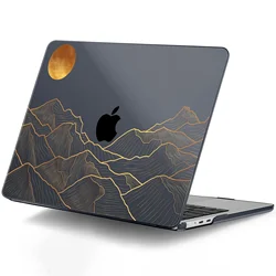 Creative Transparent Hard Shell Laptop Case - 2019 Pro16 A2141 (Abstract Mountain)
