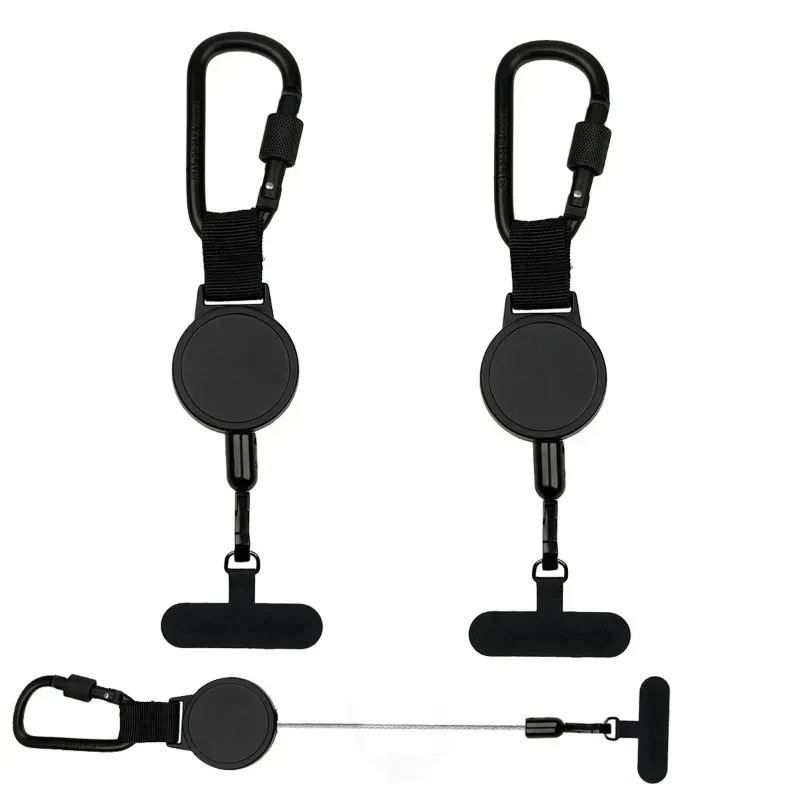 Retractable Anti-Theft Smartphone Lanyard with Carabiner