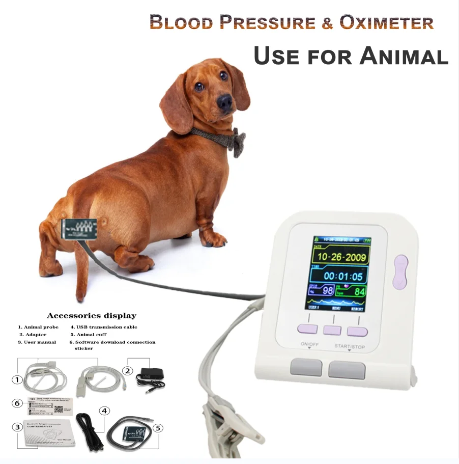 Pet blood Pressure Monitor, Connected to the Computer to always Detect