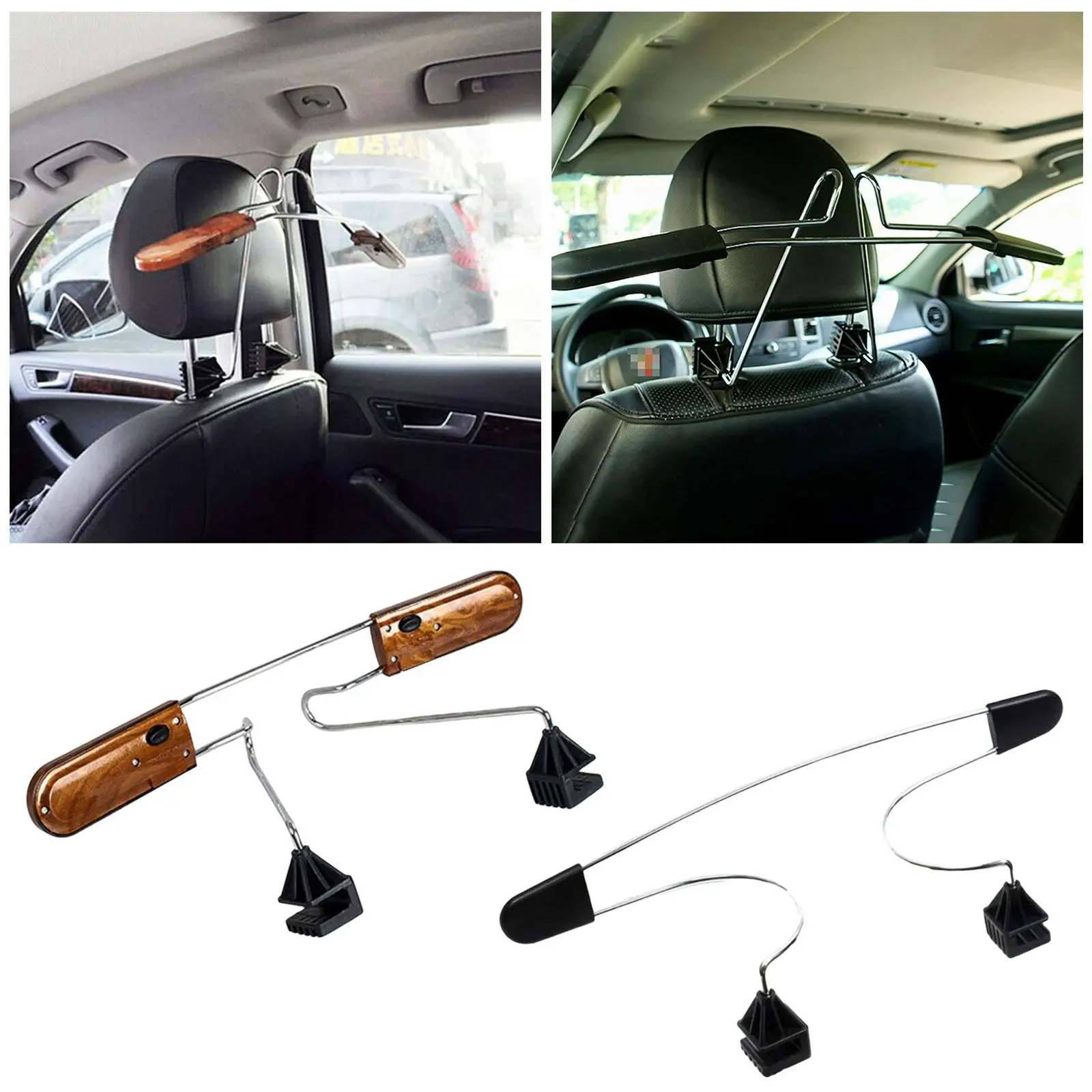 Folding Car Headrests Hangers Jacket Holder Car Travel Accessories