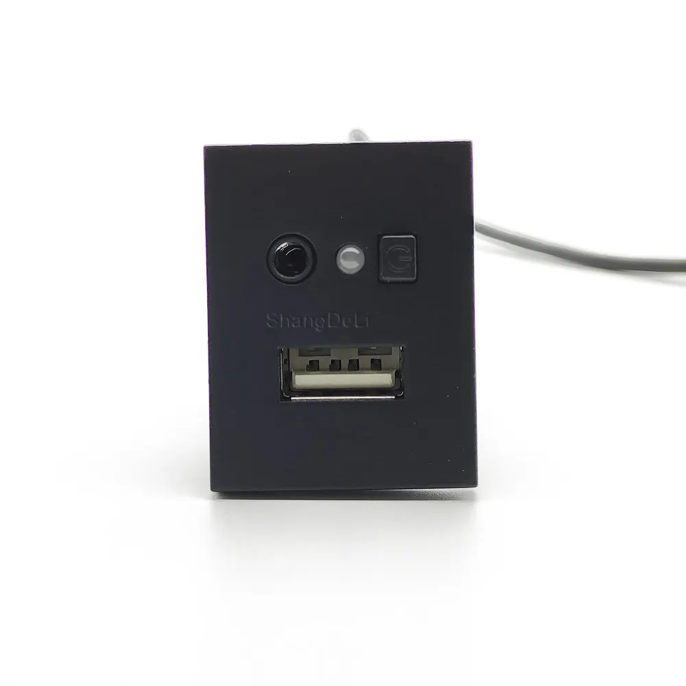 

1 шт. Черный Автомобильный адаптер AUX/USB вход мини-кабель USB разъем интерфейсный переключатель аксессуары для Ford Focus 2 Mk2 2009 2010 2011