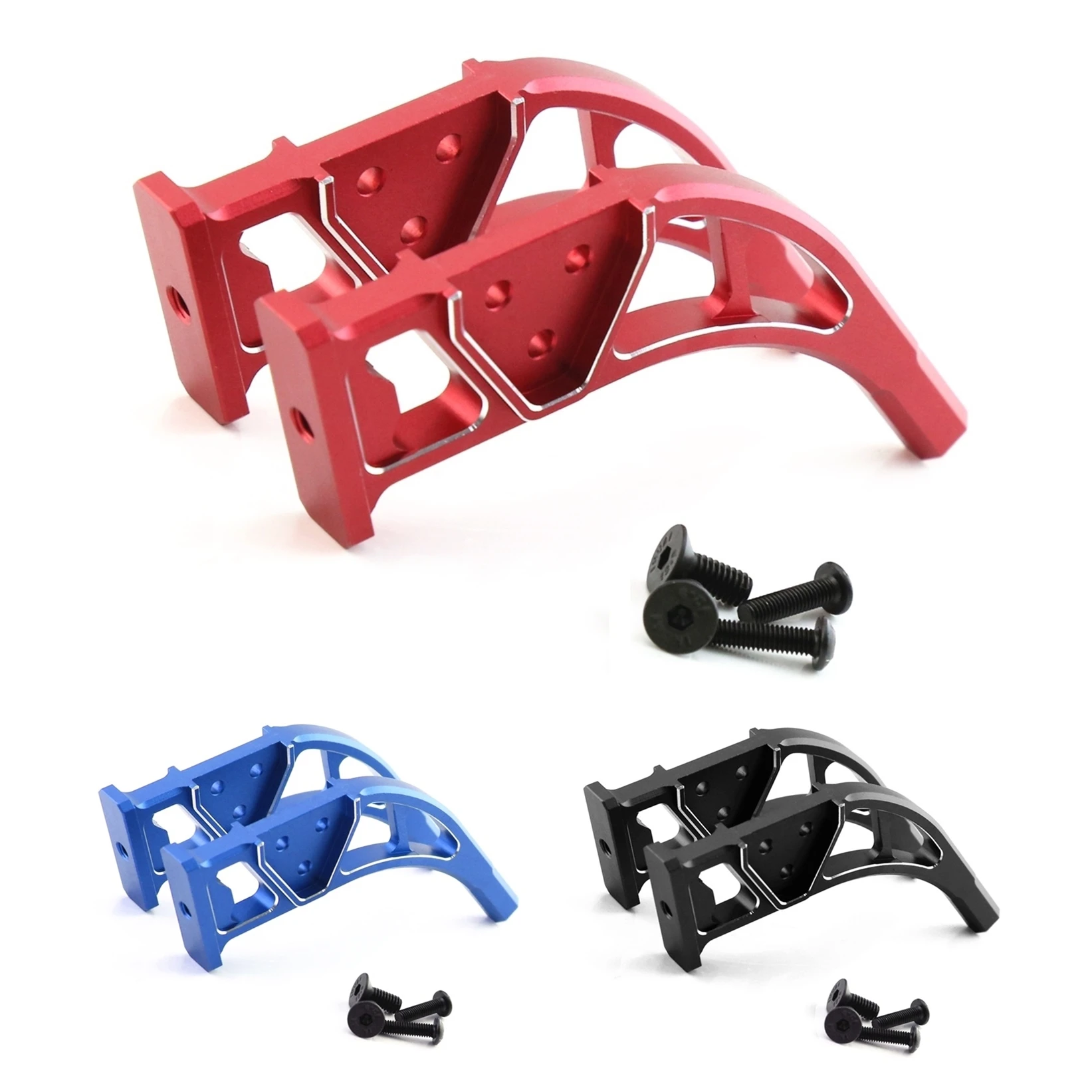 Supporto Ala Posteriore GPM MAI040RB In Alluminio Rosso – Per ARRMA 1/7 Infrazione/Limitless 6S