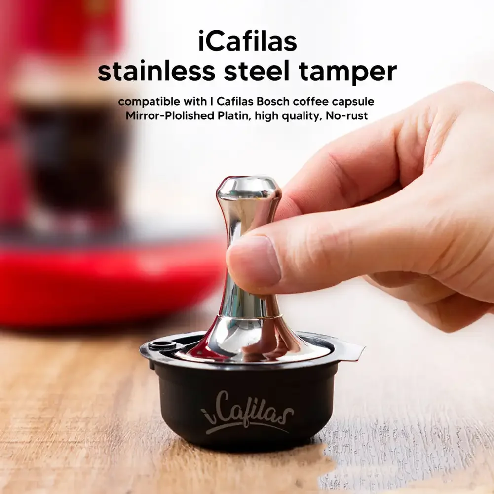 Coffee Capsule Pods Reusable Tassimo Pods Refillable Filters Pod with Silicone Lid Cap for Bosch Tassimo,reusable coffee capsules