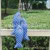 Mediterranean Style Fabric Fish Skewers Cute Mini Fish Pendant Hanging Decoration Home Accessories Crafts Fairy Garden Ornaments 4