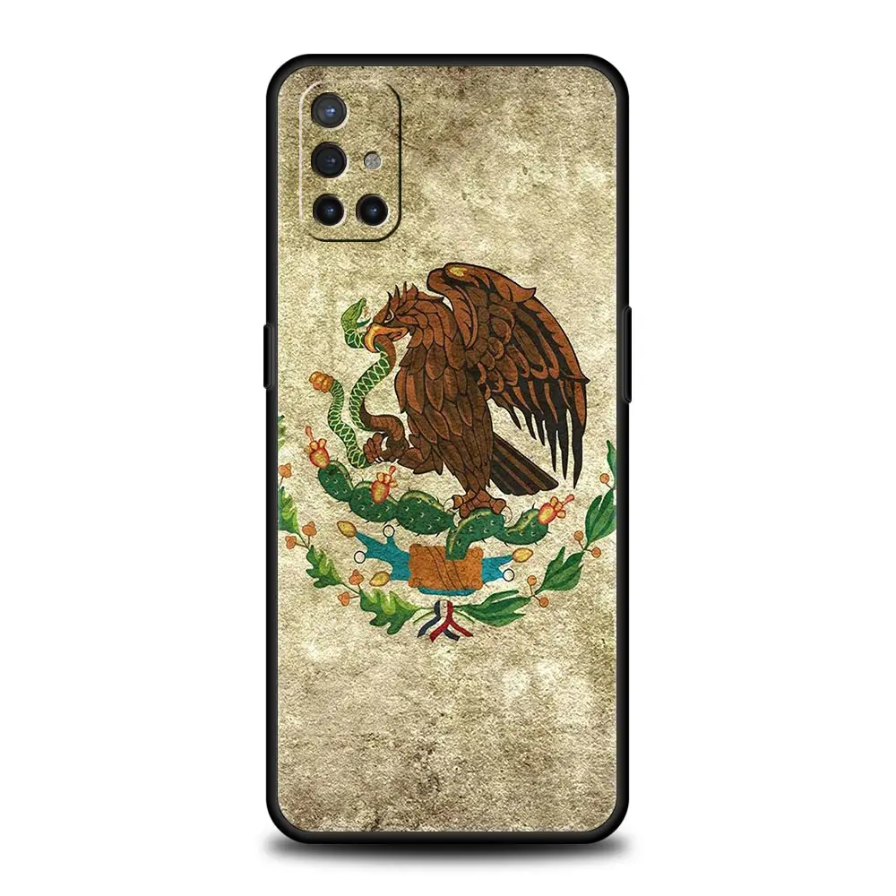 Mexican Flag Soft Black Phone Case Cover
