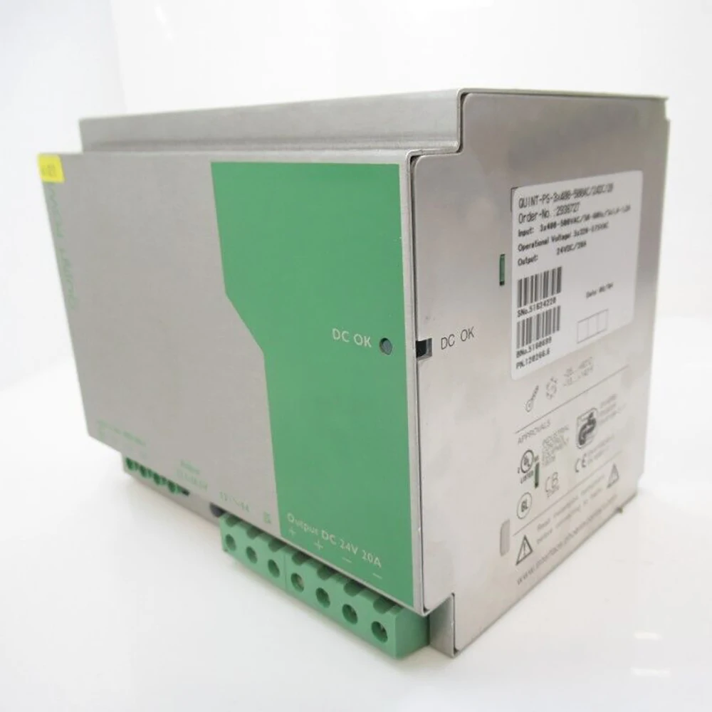 2938727 QUINT-PS-3X400-500AC/24DC/20 QUINT POWER 24VDC/20A For Phoenix Switching Power Supply Fast Ship High Quality 5 2938727 QUINT-PS-3X400-500AC/24DC/20 QUINT POWER 24VDC/20A For Phoenix Switching Power Supply Fast Ship High Quality - Image 3