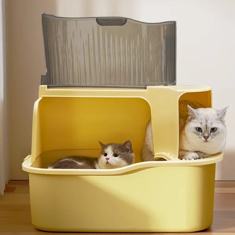 VillaHouseCatToiletStuffLargeDryerBoxMatBedClosedCatsToilet