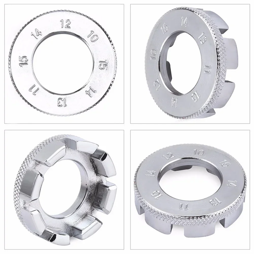 Professional-Grade Bicycle Wheel Maintenance Wrench 8-Slot Spoke Tensioner For 10g-15g Wires Hardened Rim Correction Tool