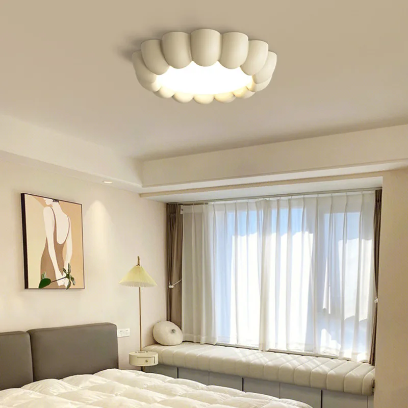 

Cream Style Bedroom Ceiling Lamp Full Spectrum Lamps Creative Cute Style Bedroom Living Room Kitchen Lighting Decorative Lamps