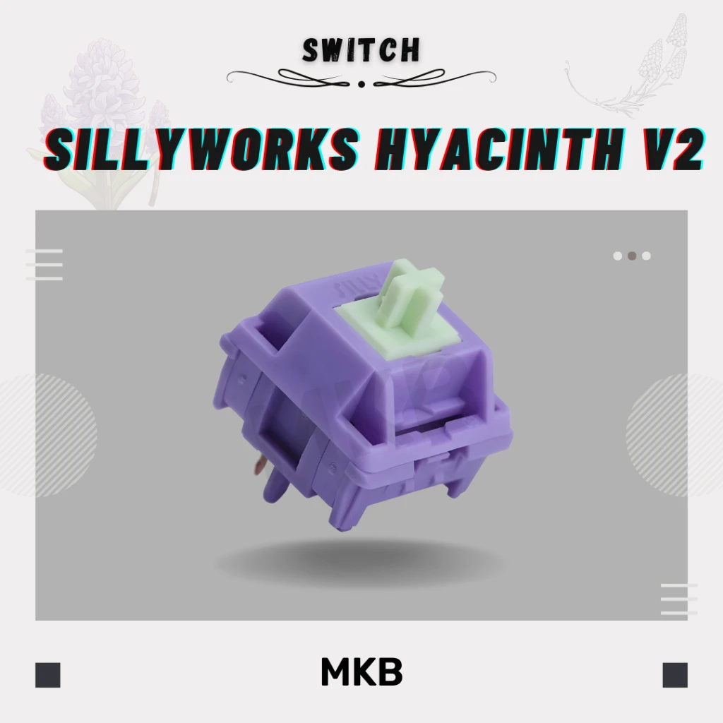 

[READY STOCK] Sillyworks HMX Hyacinth V2 Linear Switches Switch for Mechanical or Gaming Keyboards - Linear